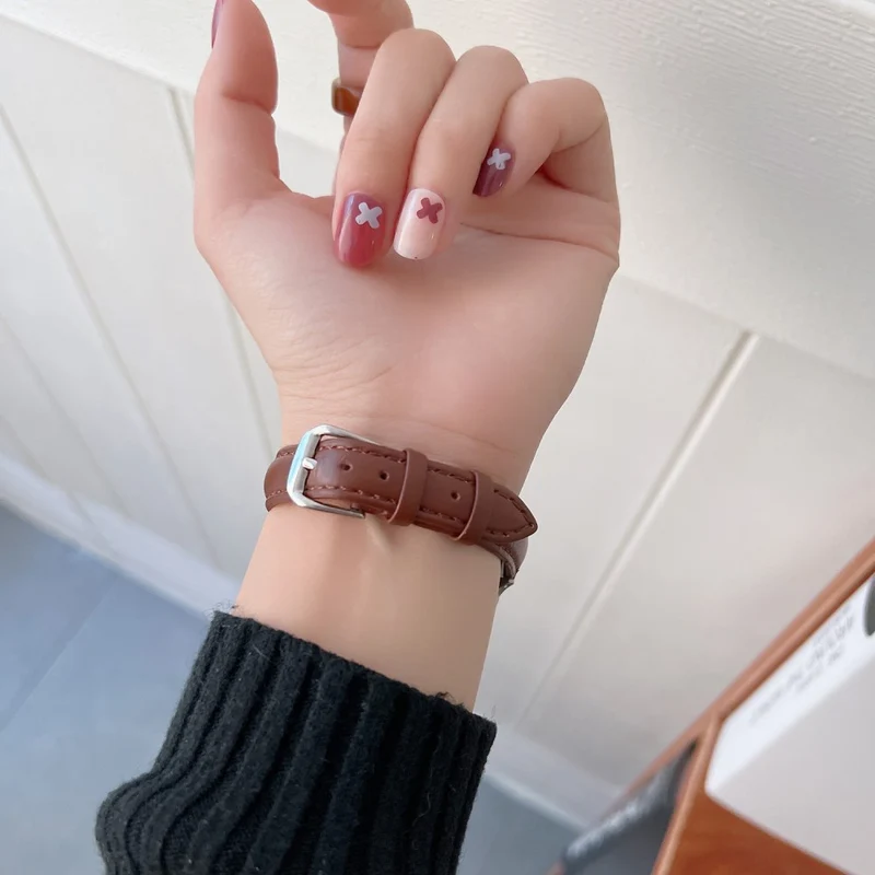 Großartig Apple Watch Series 7 41mm Echtes Leder armband