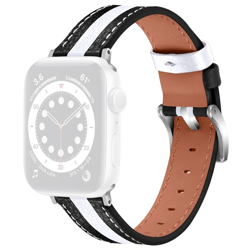 Stilvoll Apple Watch Series 7 41mm Echtes Leder armband