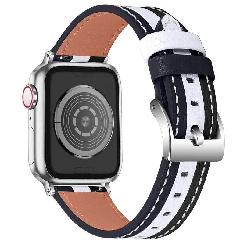 Stilvoll Apple Watch Series 7 41mm Echtes Leder armband