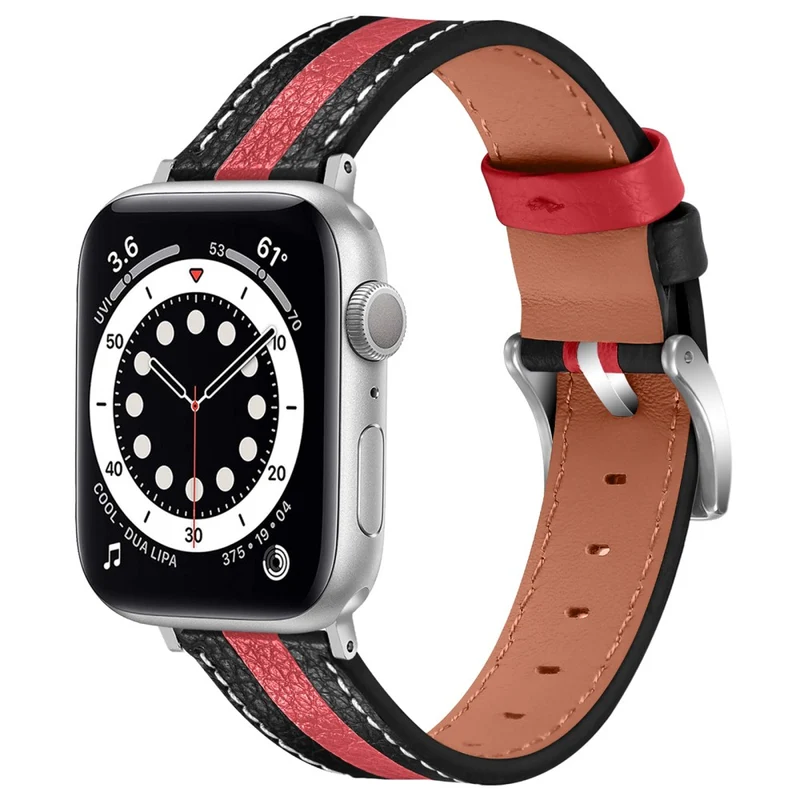 Stilvoll Apple Watch Series 7 41mm Echtes Leder armband
