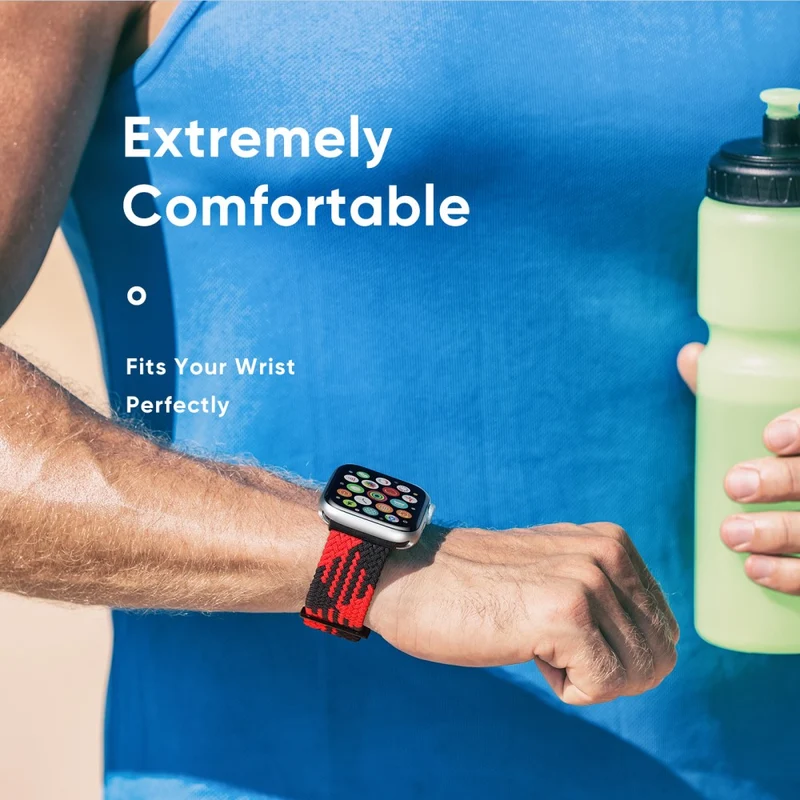 Sehr cool Apple Watch Series 7 45mm Textil / Nylon armband