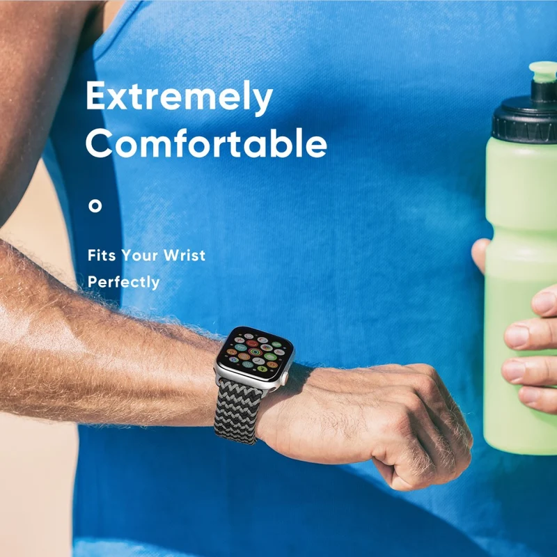 Sehr cool Apple Watch Series 7 45mm Textil / Nylon armband