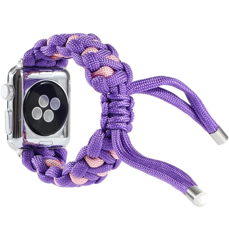 Super gut Apple Watch Series 7 45mm Textil / Nylon armband