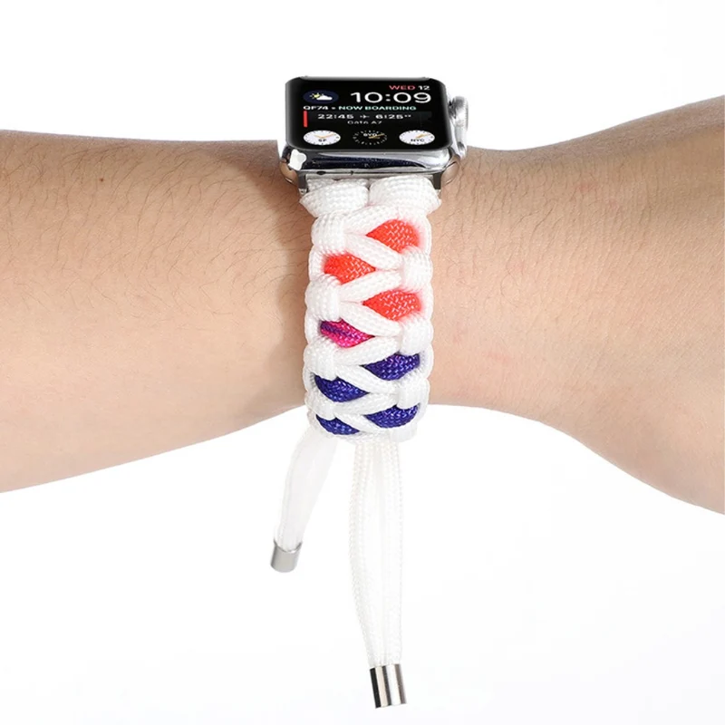 Super gut Apple Watch Series 7 45mm Textil / Nylon armband