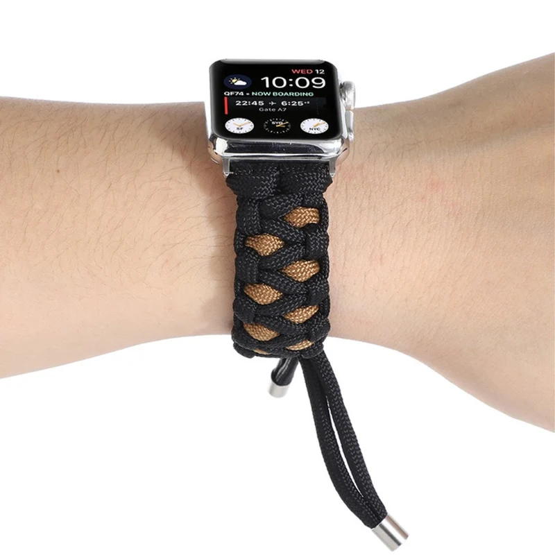 Super gut Apple Watch Series 7 45mm Textil / Nylon armband