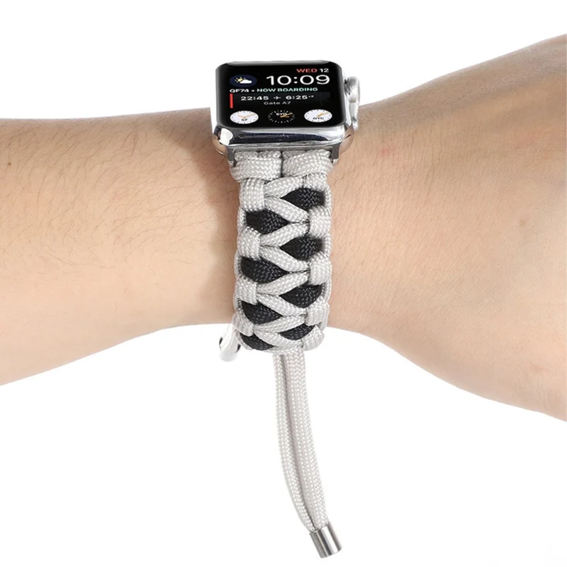Super gut Apple Watch Series 7 45mm Textil / Nylon armband