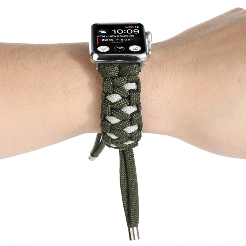 Super gut Apple Watch Series 7 45mm Textil / Nylon armband
