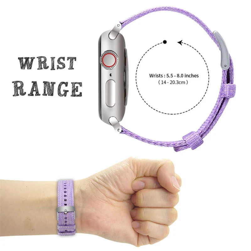 Super cool Apple Watch Series 7 45mm Textil / Nylon armband