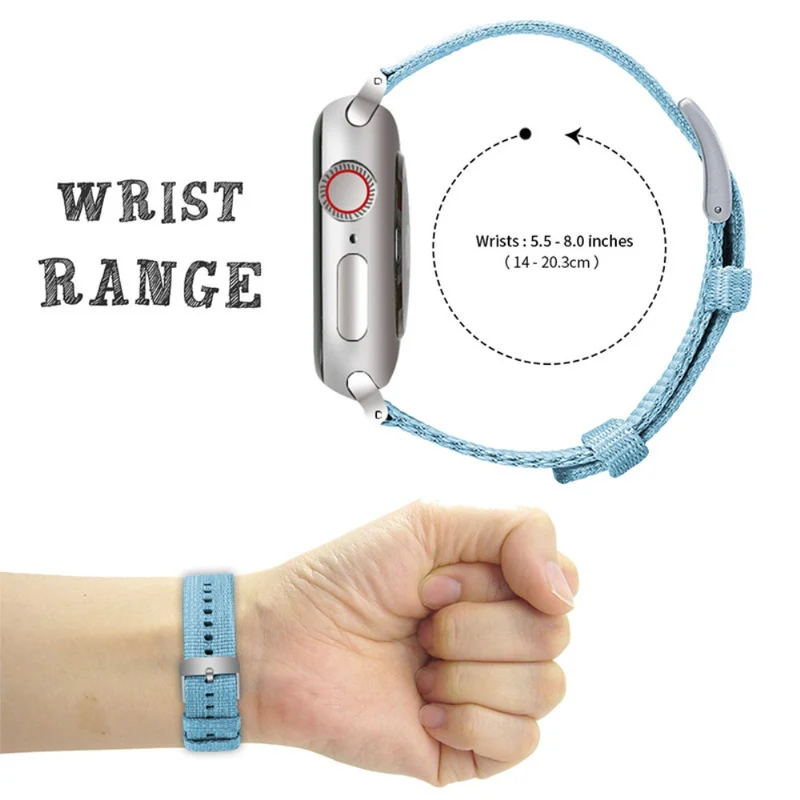 Super cool Apple Watch Series 7 45mm Textil / Nylon armband
