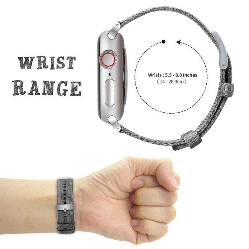 Super cool Apple Watch Series 7 45mm Textil / Nylon armband