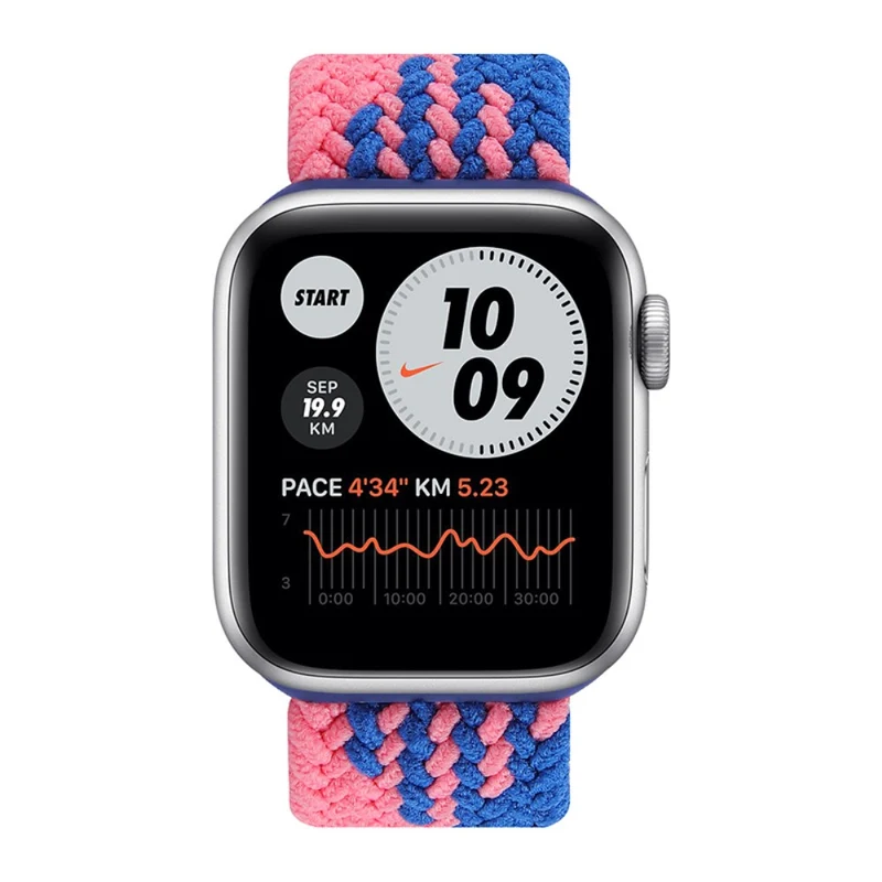 Großartig Apple Watch Series 7 45mm Textil / Nylon armband - Größe: S