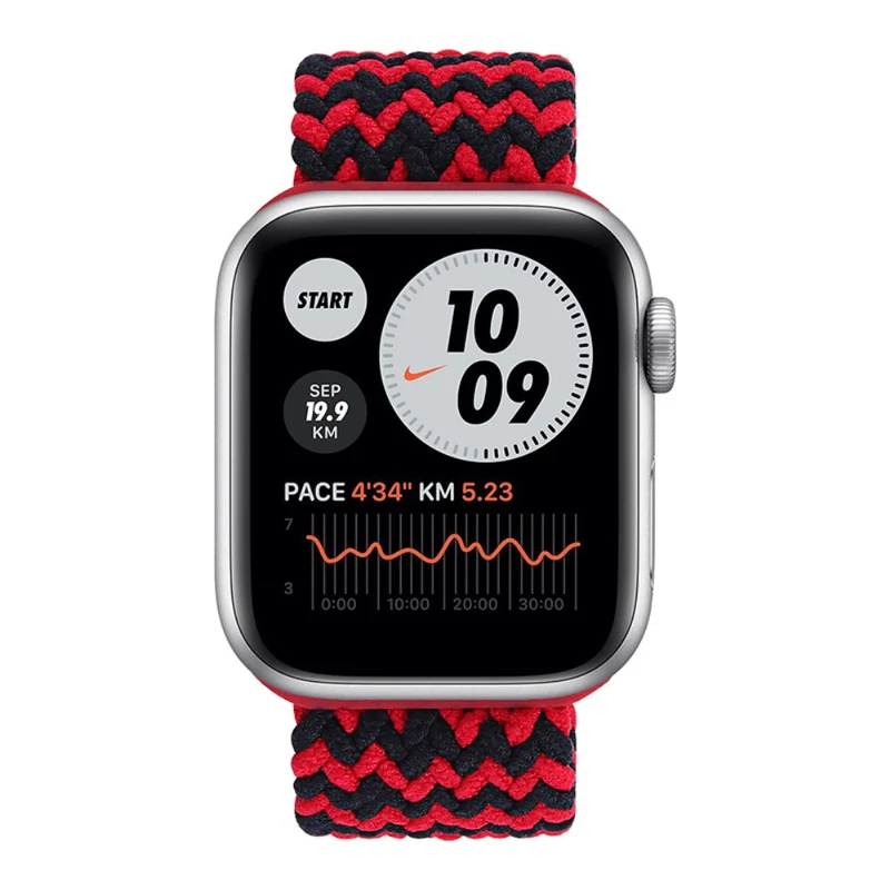 Großartig Apple Watch Series 7 45mm Textil / Nylon armband - Größe: S