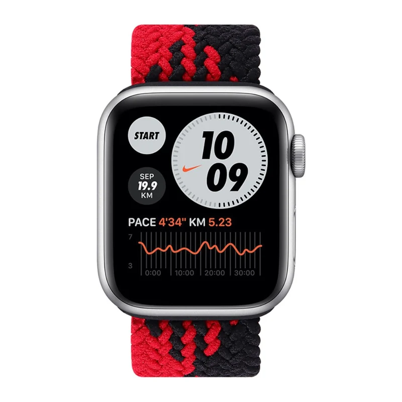 Super gut Apple Watch Series 7 45mm Textil / Nylon armband