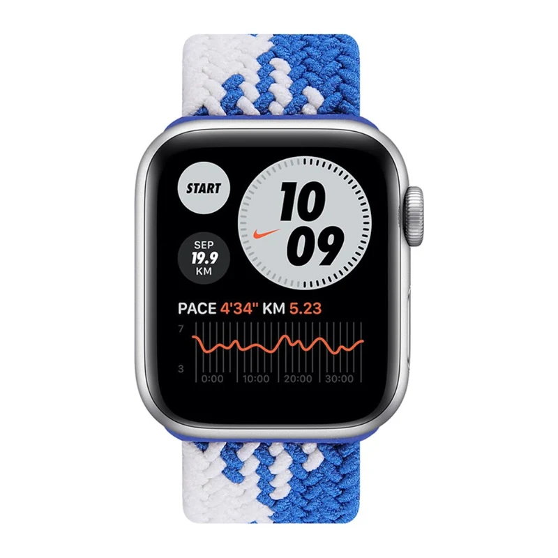 Super gut Apple Watch Series 7 45mm Textil / Nylon armband