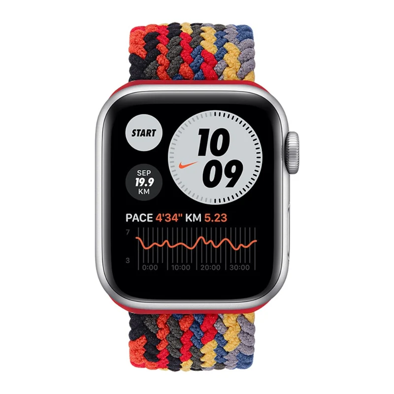 Super gut Apple Watch Series 7 45mm Textil / Nylon armband
