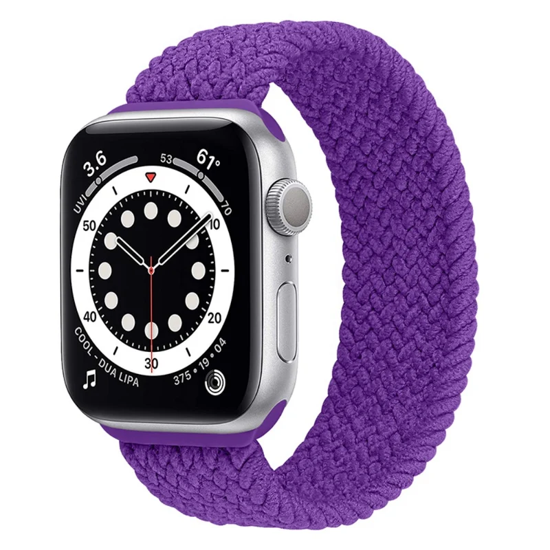 Cool Apple Watch Series 7 45mm Textil / Nylon armband - Größe: M