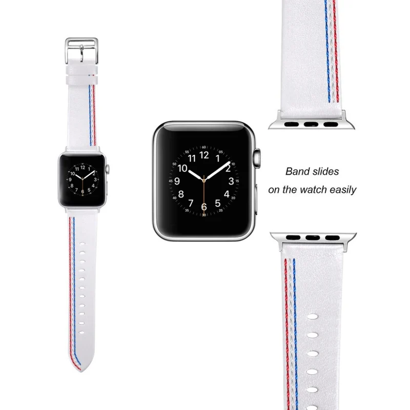 Elegant Apple Watch Series 4 40mm Echtes Leder armband