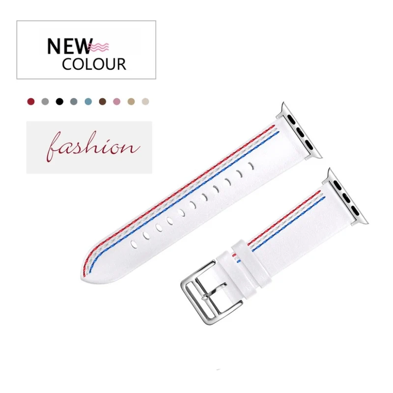 Elegant Apple Watch Series 4 40mm Echtes Leder armband