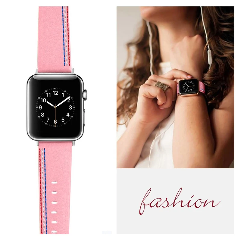 Elegant Apple Watch Series 4 40mm Echtes Leder armband