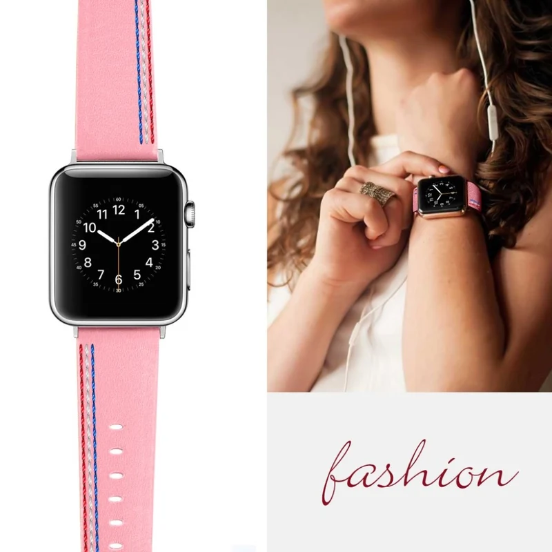Elegant Apple Watch Series 4 40mm Echtes Leder armband
