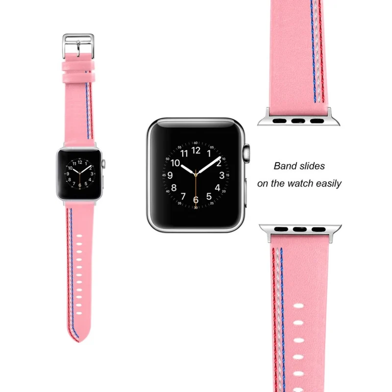 Elegant Apple Watch Series 4 40mm Echtes Leder armband