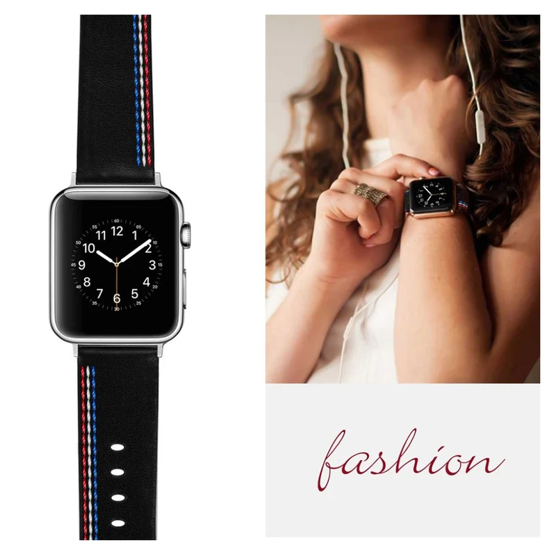 Elegant Apple Watch Series 4 40mm Echtes Leder armband