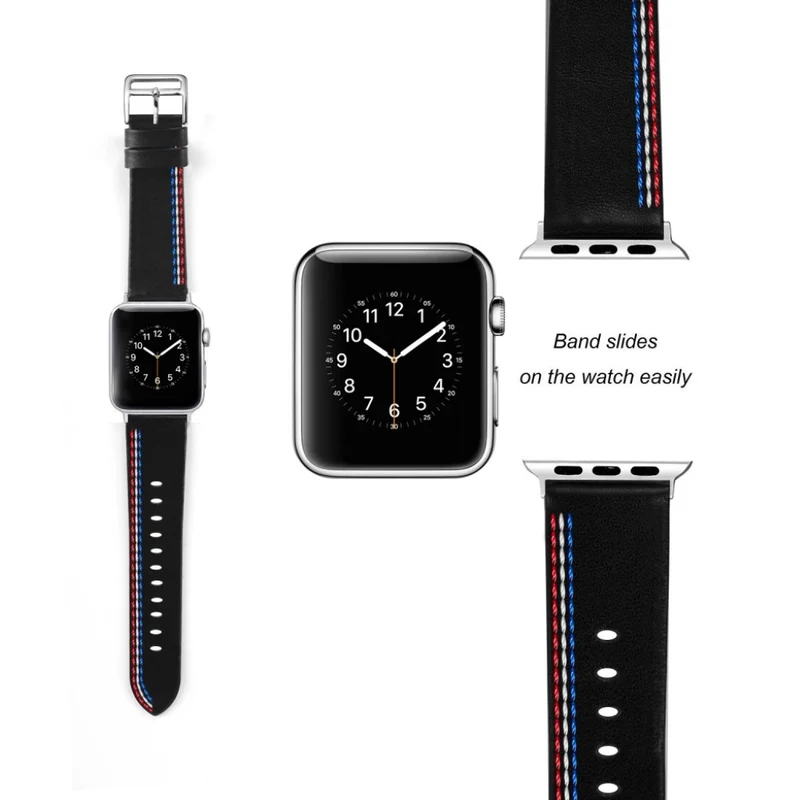 Elegant Apple Watch Series 4 40mm Echtes Leder armband