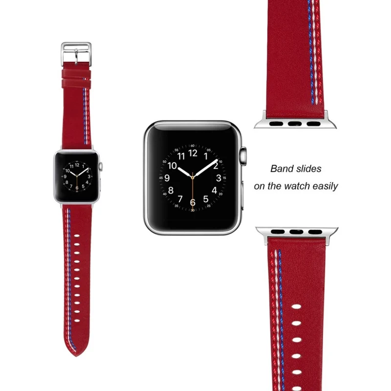 Elegant Apple Watch Series 4 40mm Echtes Leder armband