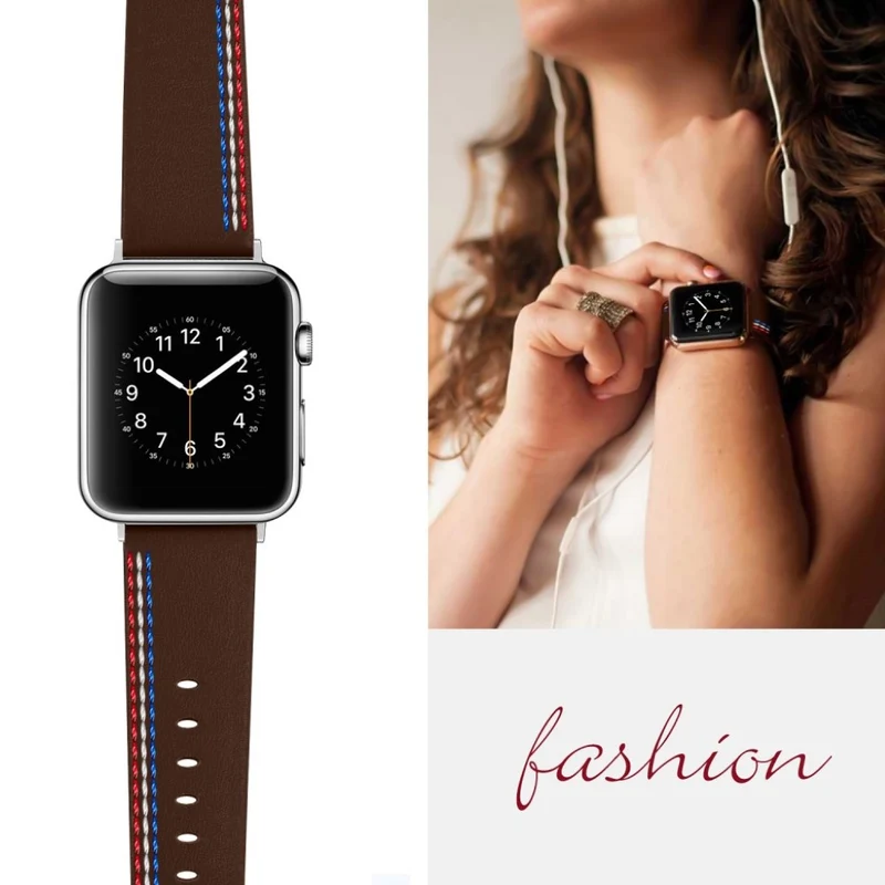 Elegant Apple Watch Series 4 40mm Echtes Leder armband