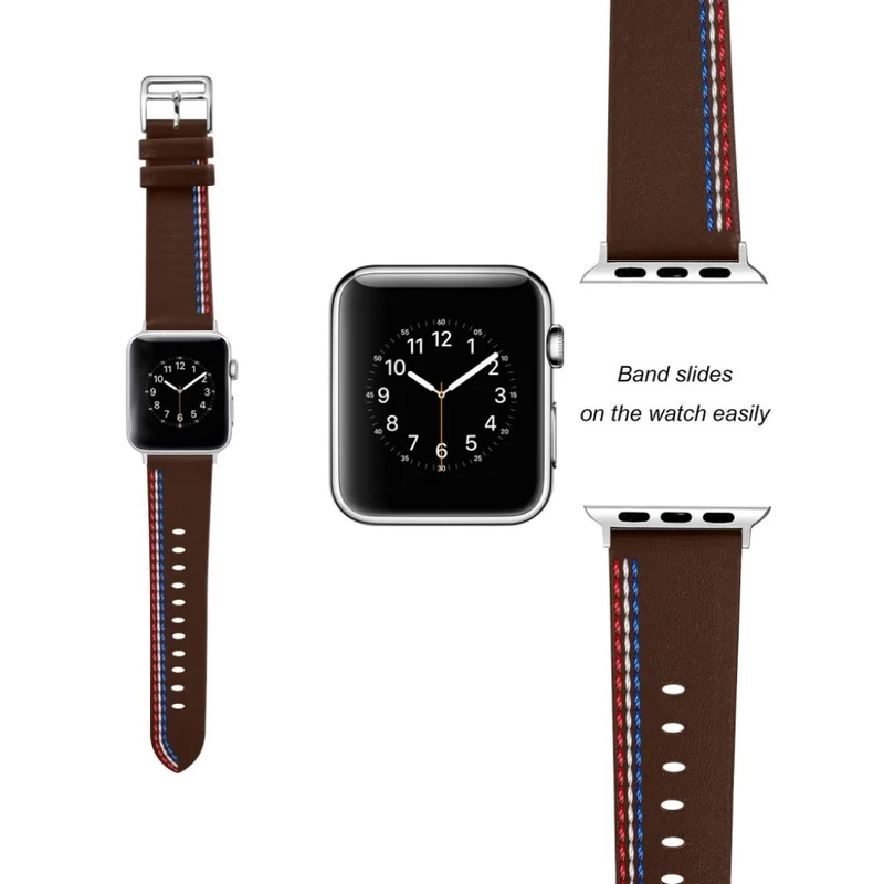 Elegant Apple Watch Series 4 40mm Echtes Leder armband