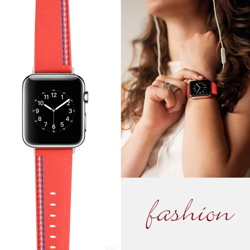 Elegant Apple Watch Series 4 40mm Echtes Leder armband
