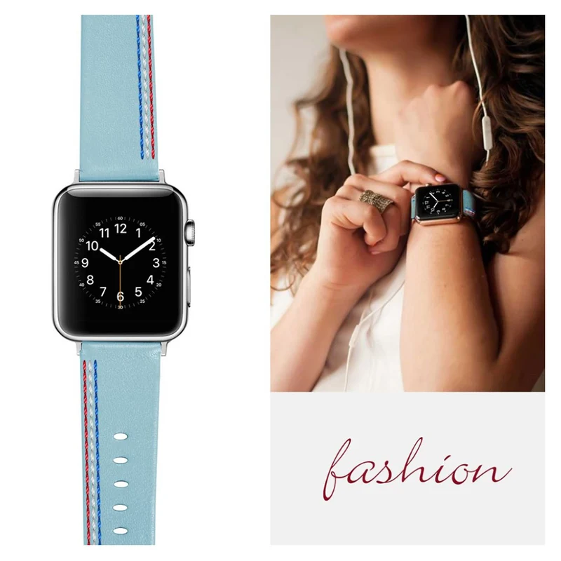 Elegant Apple Watch Series 4 40mm Echtes Leder armband