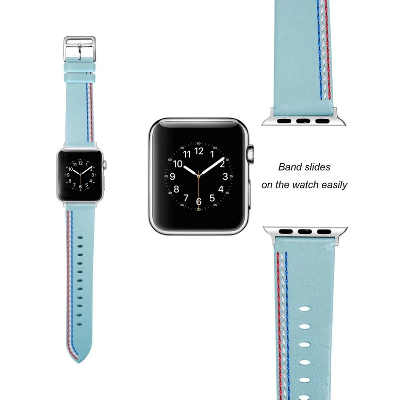 Elegant Apple Watch Series 4 40mm Echtes Leder armband
