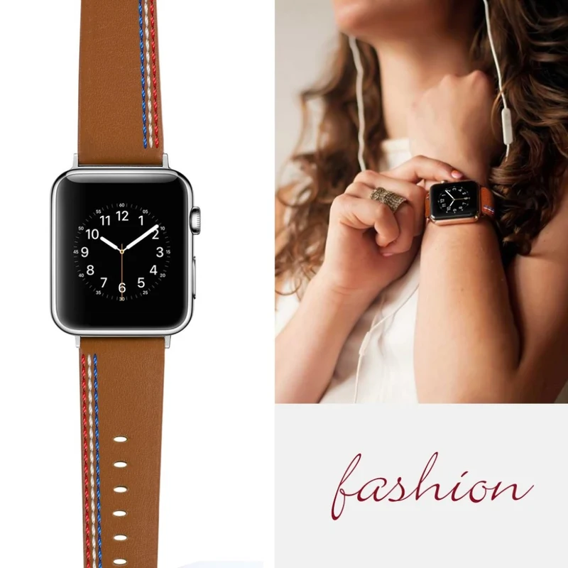 Elegant Apple Watch Series 4 40mm Echtes Leder armband
