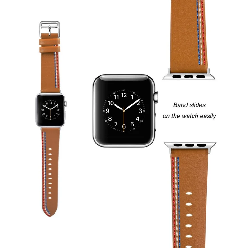 Elegant Apple Watch Series 4 40mm Echtes Leder armband
