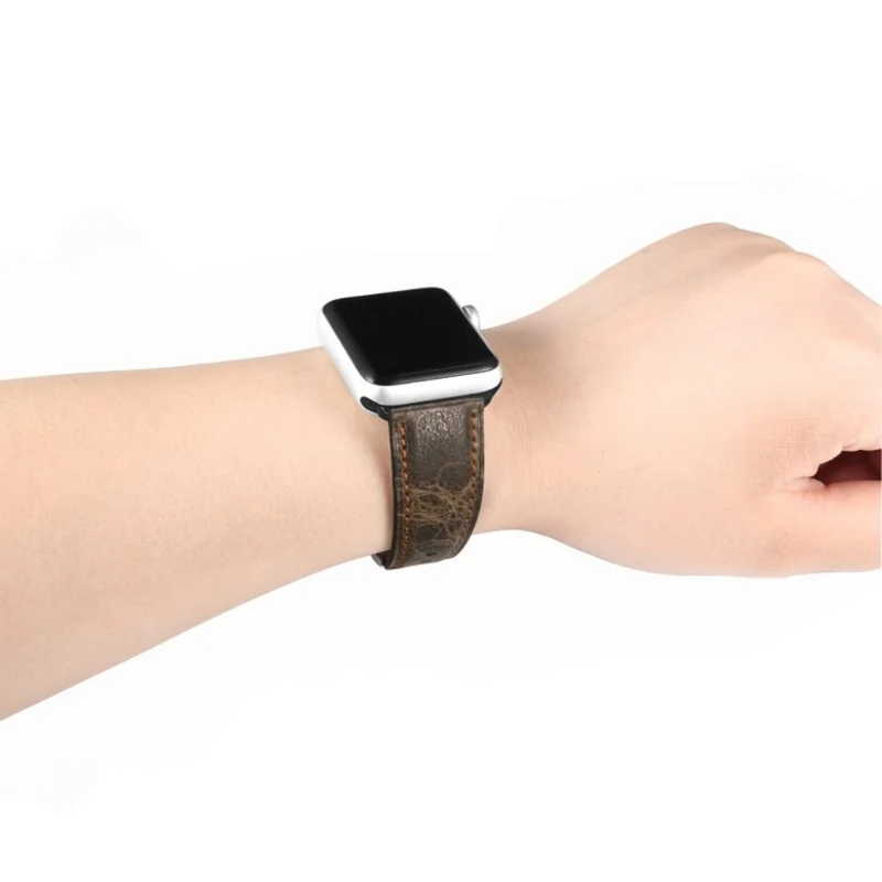 Stilvoll Apple Watch Series 4 40mm Echtes Leder armband