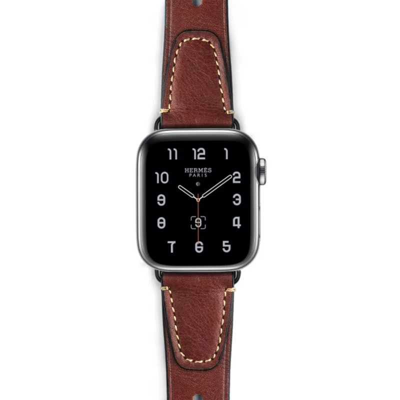Wunderbar Apple Watch Series 7 41mm Echtes Leder armband
