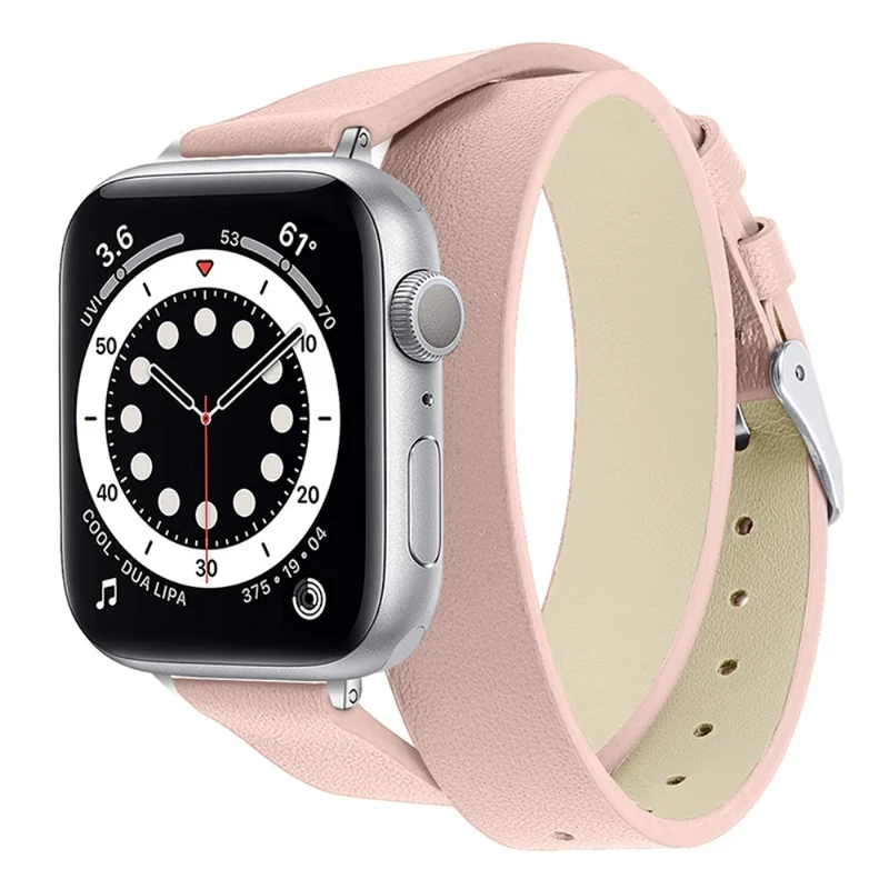 Schön Apple Watch Series 7 41mm Echtes Leder armband