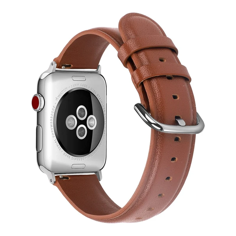 Sehr bequem Apple Watch Series 7 41mm Echtes Leder armband