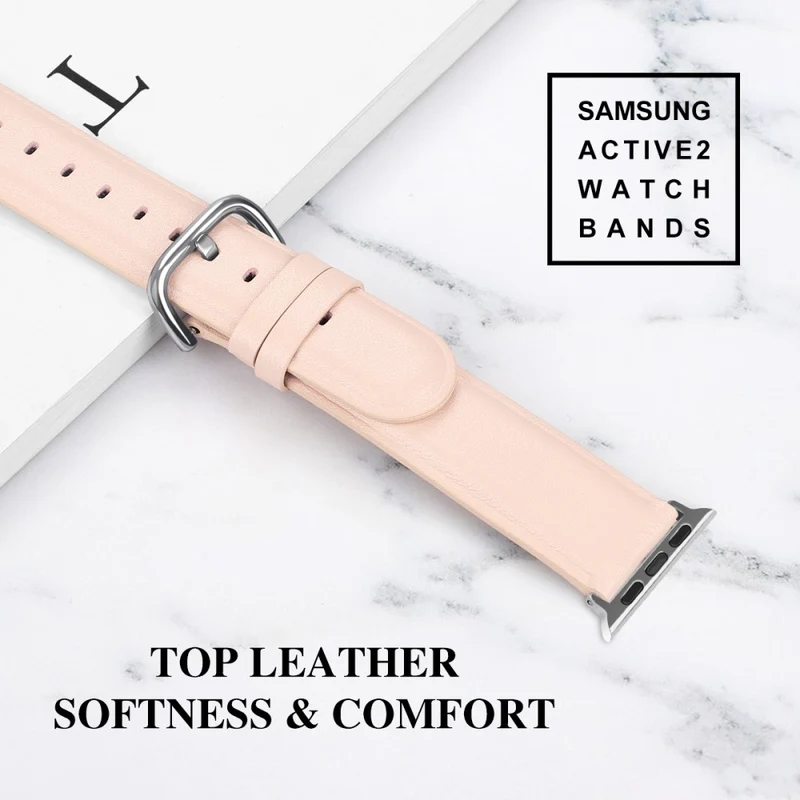 Sehr bequem Apple Watch Series 7 41mm Echtes Leder armband