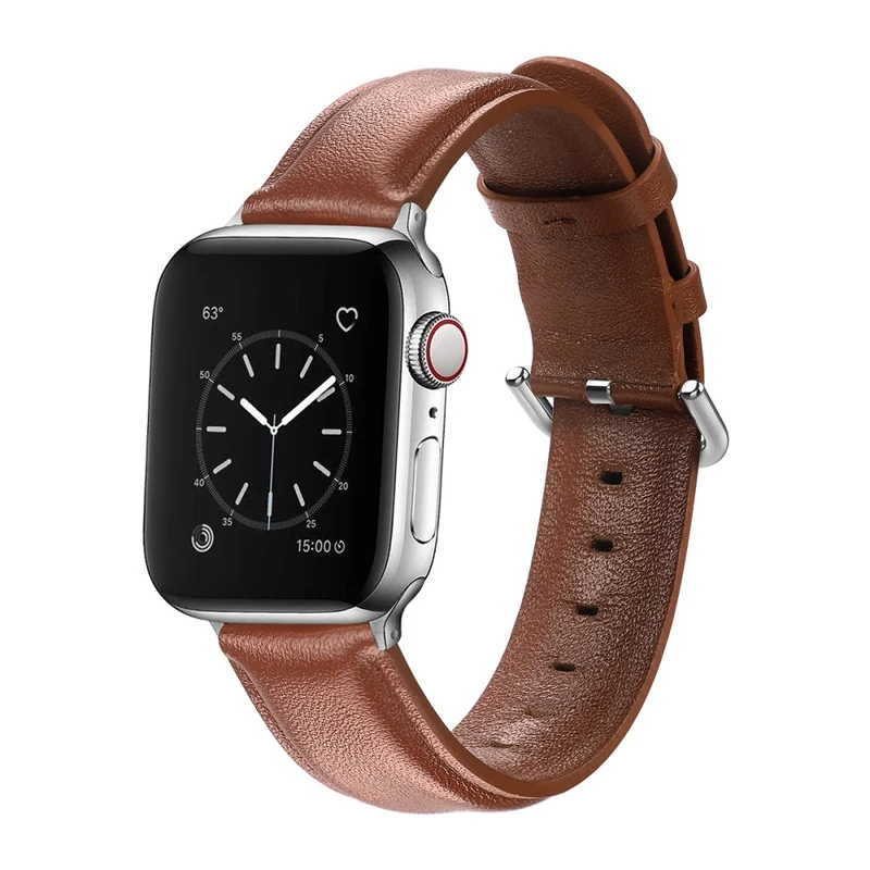 Sehr bequem Apple Watch Series 7 41mm Echtes Leder armband