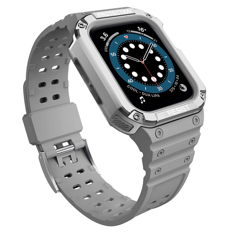 Apple Watch Series 7 41mm Plastik und Silikon / TPU armband