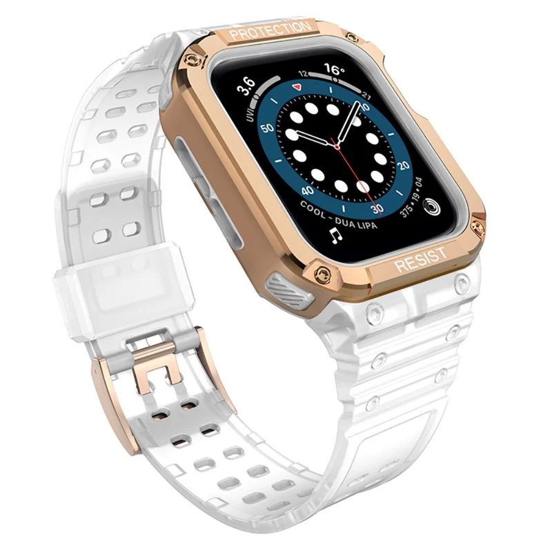Apple Watch Series 7 41mm Plastik und Silikon / TPU armband