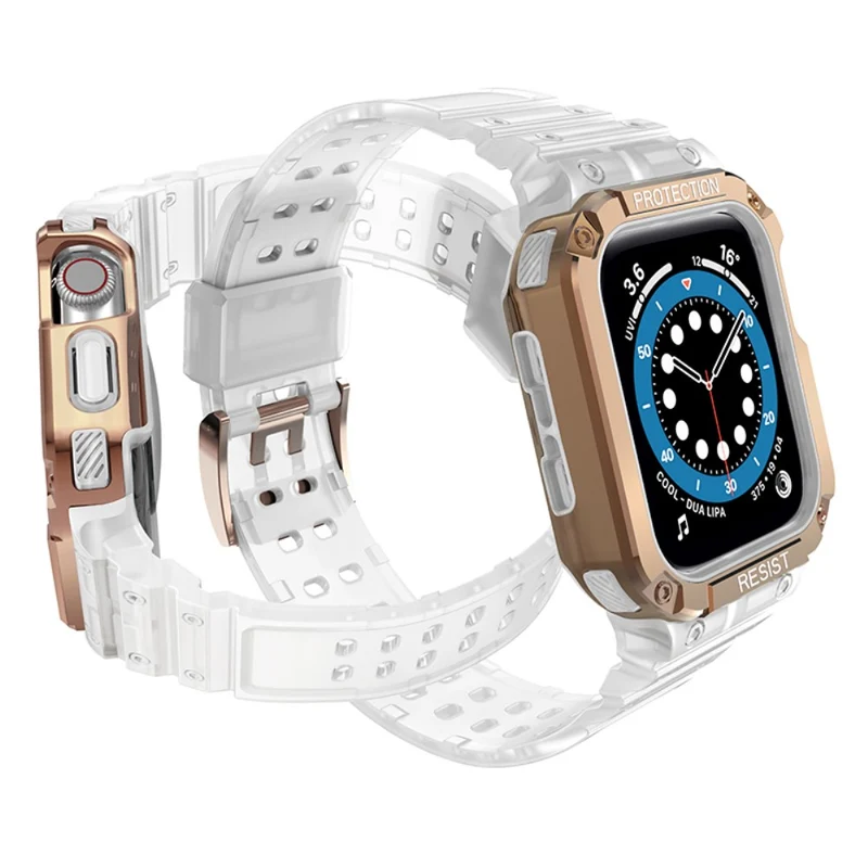 Apple Watch Series 7 41mm Plastik und Silikon / TPU armband