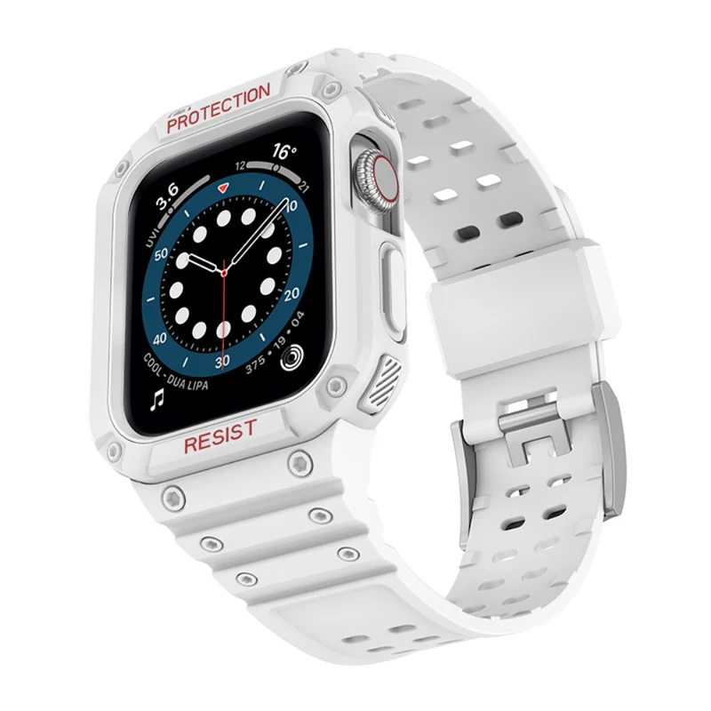 Apple Watch Series 7 41mm Plastik und Silikon / TPU armband