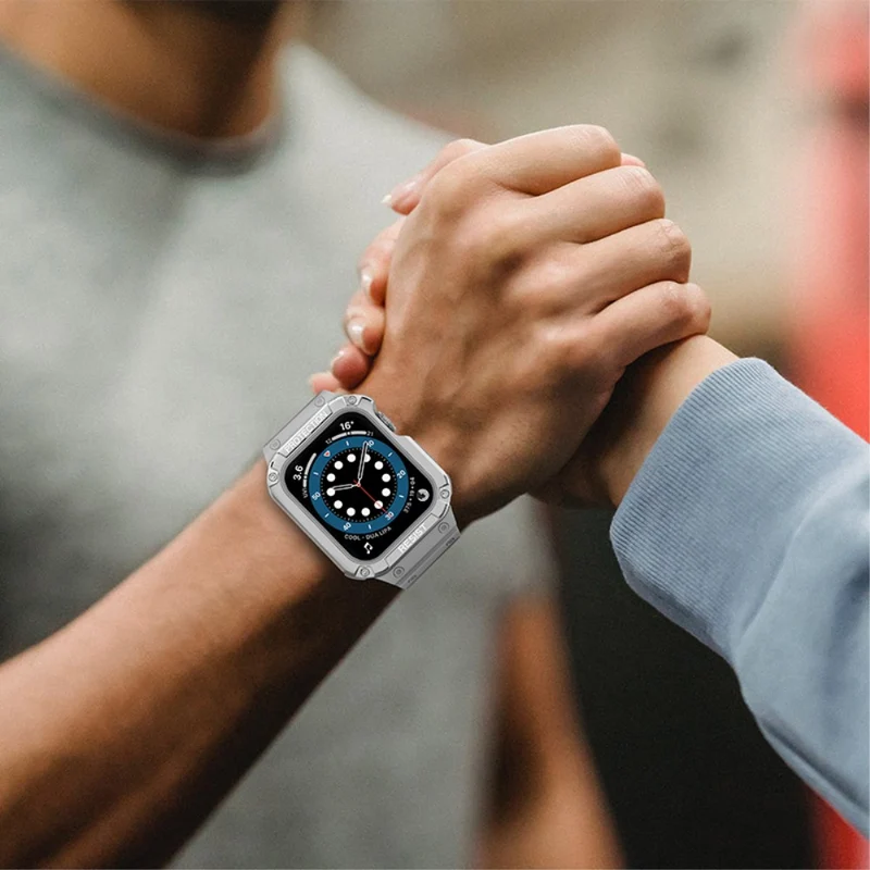Apple Watch Series 7 41mm Plastik und Silikon / TPU armband