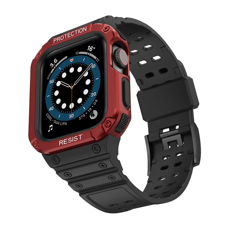 Apple Watch Series 7 41mm Plastik und Silikon / TPU armband