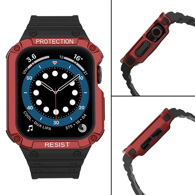 Apple Watch Series 7 41mm Plastik und Silikon / TPU armband