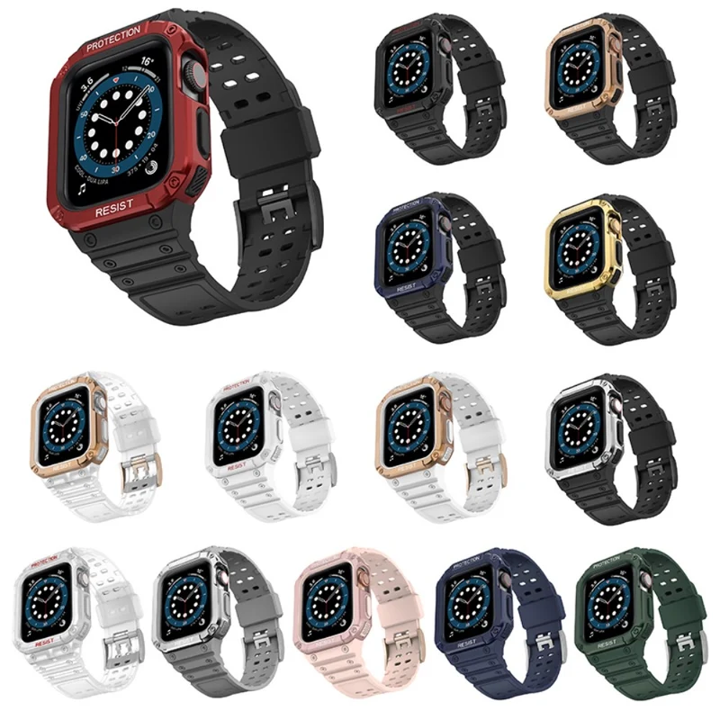 Apple Watch Series 7 41mm Plastik und Silikon / TPU armband