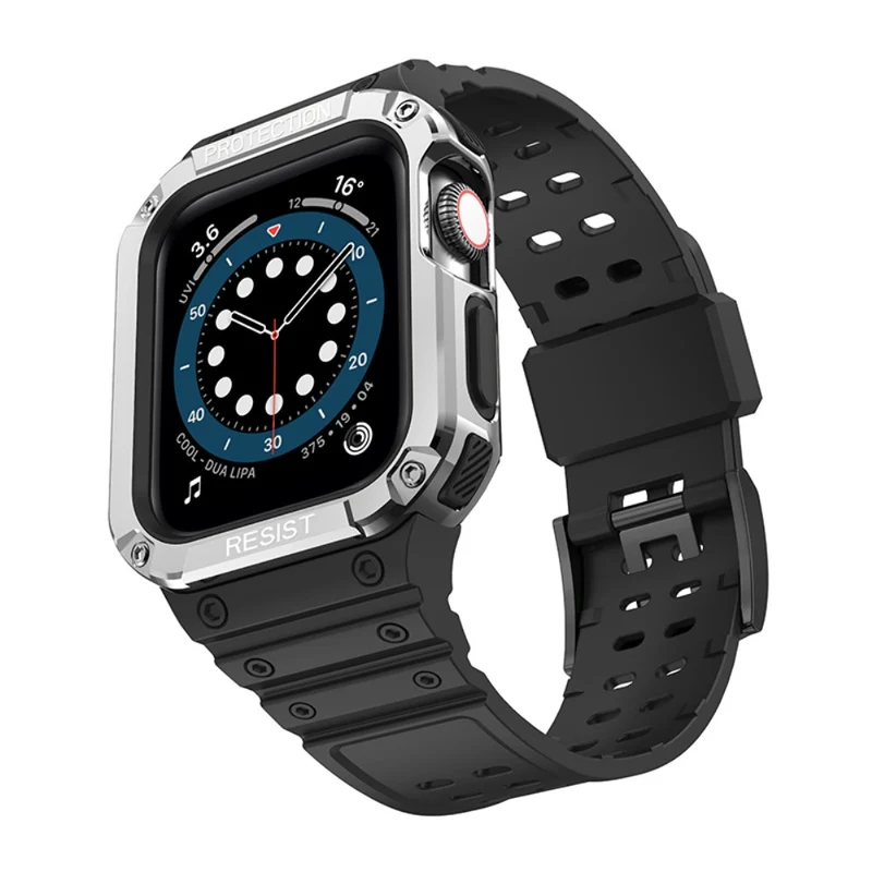 Apple Watch Series 7 41mm Plastik und Silikon / TPU armband